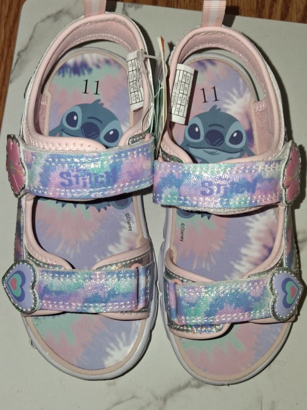 Lilo and Stitch Kids' Sandals - Lilac / White
